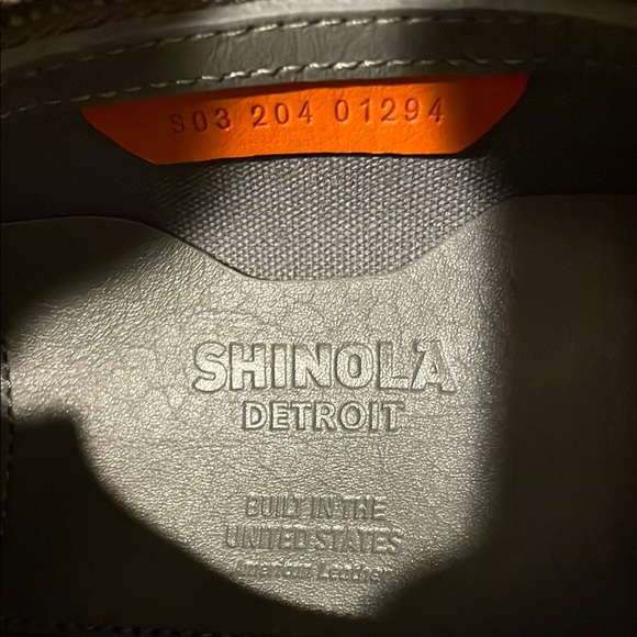 Shinola Gray Leather Handbag- never used. Made in the USA. - Picture 2 of 4